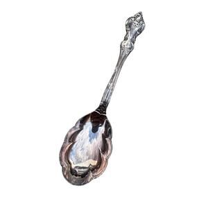 International Deep Silver Orleans Sugar Spoon 5 1/2" Long